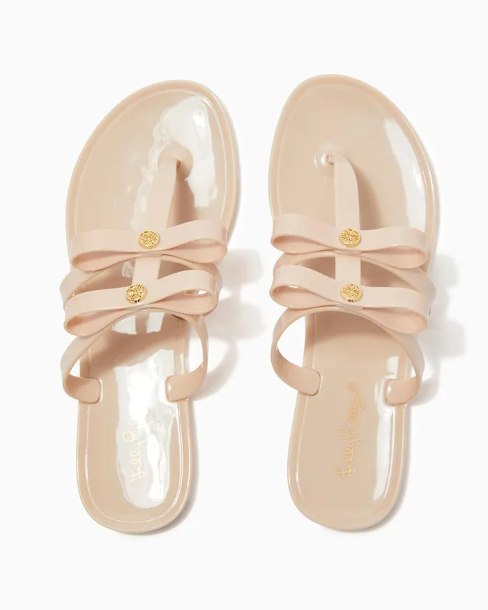 Shoes WomenHome and Gifts Lilly Pulitzer Harlow Jelly Sandal Nude