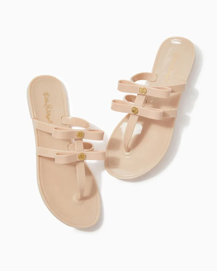 Shoes WomenHome and Gifts Lilly Pulitzer Harlow Jelly Sandal Nude