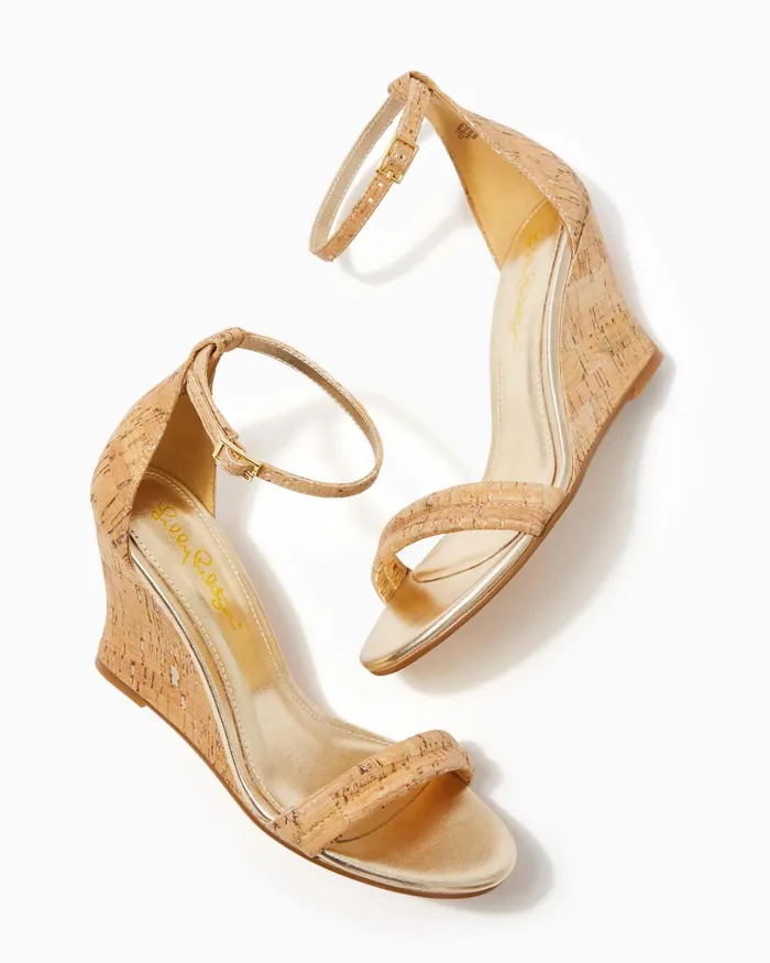 Shoes Women Lilly Pulitzer Jenna Wedge Natural