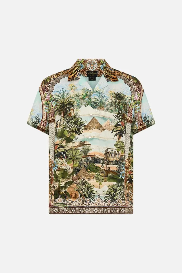 SHORT SLEEVE CAMP COLLARED SHIRT VIEWS OF THE VALLEY Views Of The Valley Mens Camilla Shirts