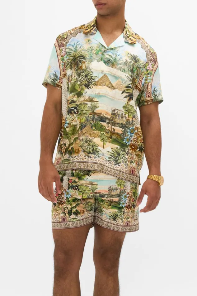 SHORT SLEEVE CAMP COLLARED SHIRT VIEWS OF THE VALLEY Views Of The Valley Mens Camilla Shirts
