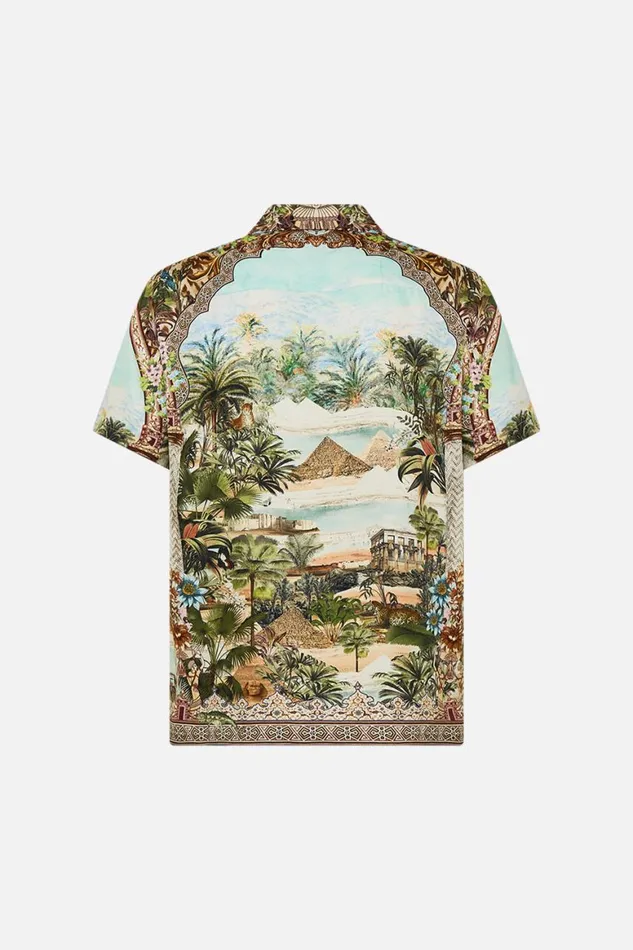 SHORT SLEEVE CAMP COLLARED SHIRT VIEWS OF THE VALLEY Views Of The Valley Mens Camilla Shirts