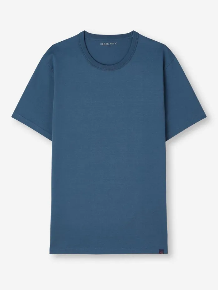 Short Sleeve TShirts Men Derek Rose TShirt Barny Pima Cotton Denim
