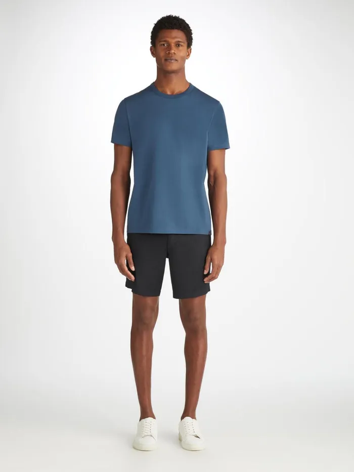 Short Sleeve TShirts Men Derek Rose TShirt Barny Pima Cotton Denim