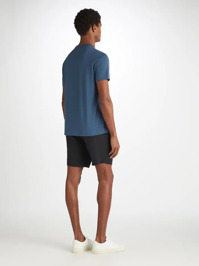 Short Sleeve TShirts Men Derek Rose TShirt Barny Pima Cotton Denim