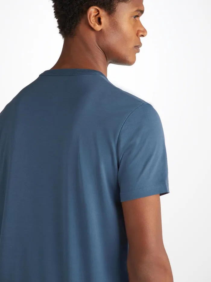 Short Sleeve TShirts Men Derek Rose TShirt Barny Pima Cotton Denim
