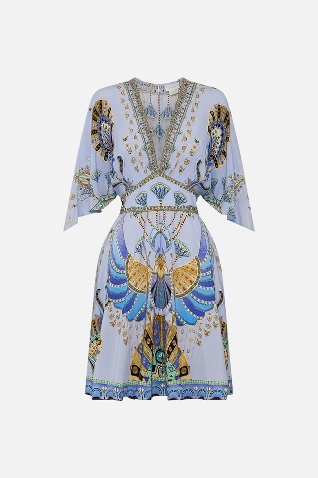 SHORT WAISTED DRESS UNDER SCARAB SKIES Under Scarab Skies Womens Camilla Dresses