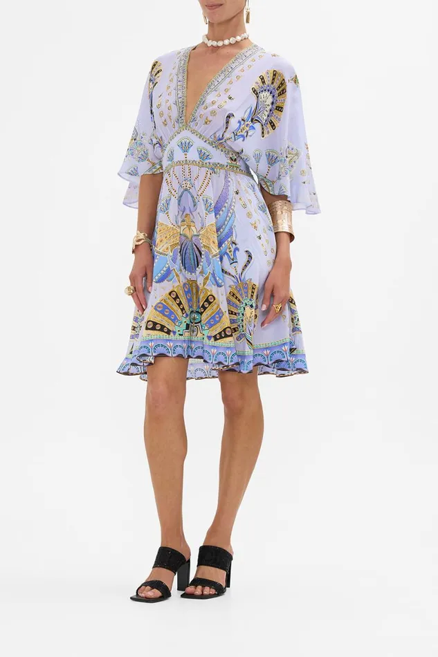 SHORT WAISTED DRESS UNDER SCARAB SKIES Under Scarab Skies Womens Camilla Dresses