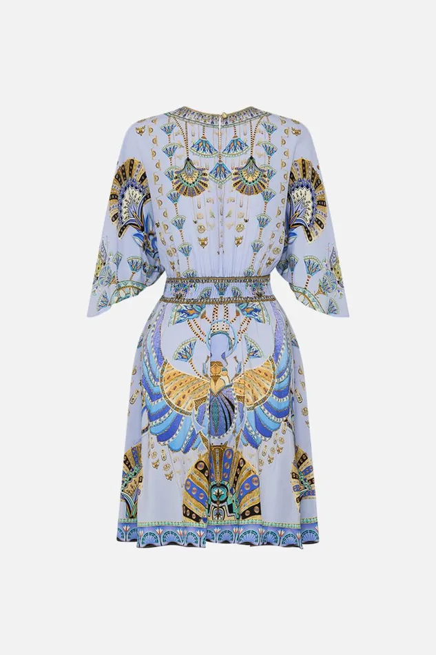 SHORT WAISTED DRESS UNDER SCARAB SKIES Under Scarab Skies Womens Camilla Dresses