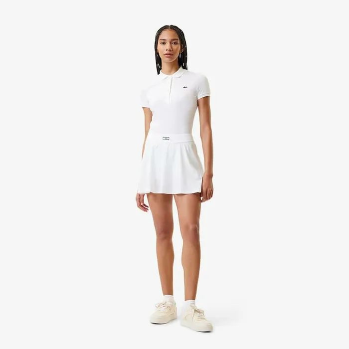 Shorts and Skirts Women Lacoste Women039s Pleated Back UltraDry Tennis Skirt White Green Pi2 Shorts and Skirts Women Lacoste Women039s Pleated Back UltraDry Tennis Skirt White Green Pi2