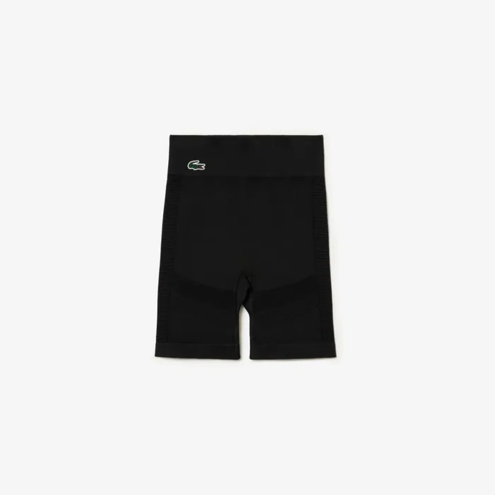 Shorts and Skirts Women Lacoste Women039s Seamless Sport Bike Shorts Black 031