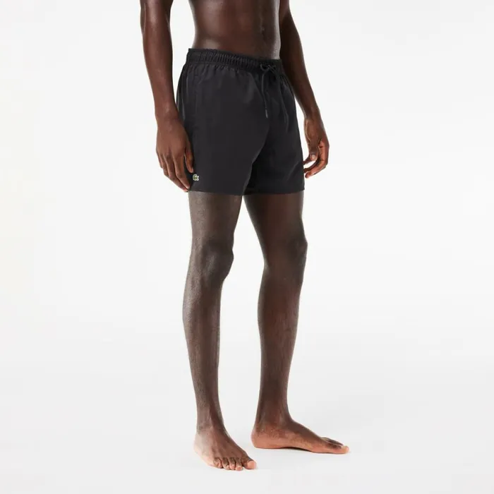 Shorts and Swim Men Lacoste Men039s Lightweight Swim Shorts Black Green 964