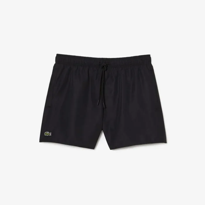 Shorts and Swim Men Lacoste Men039s Lightweight Swim Shorts Black Green 964