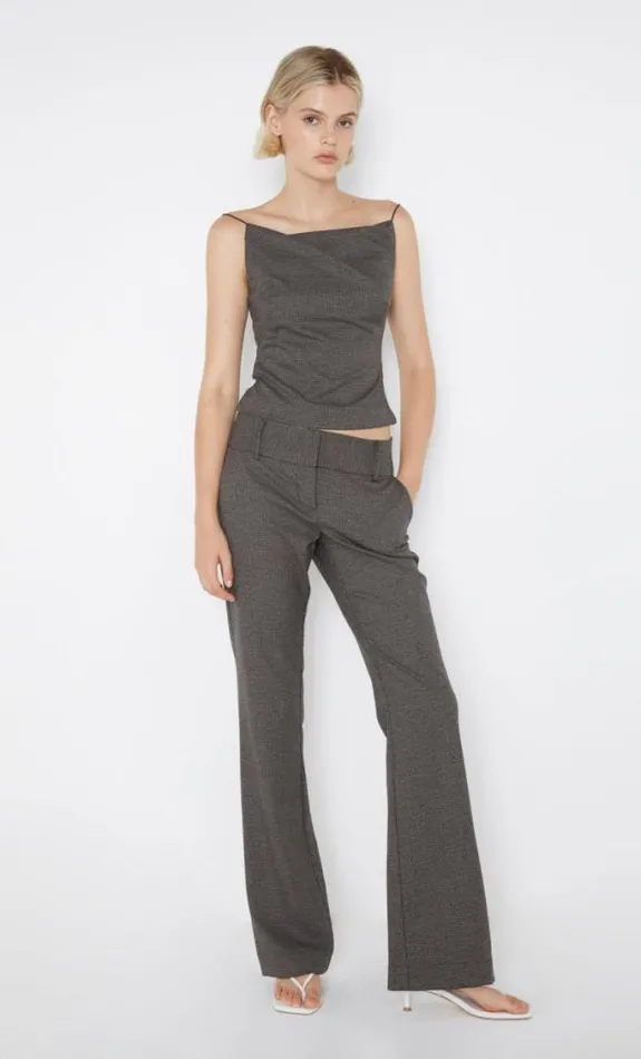 Shorts Pants Shop Bec Bridge Bordeaux Straight Leg Pant Check