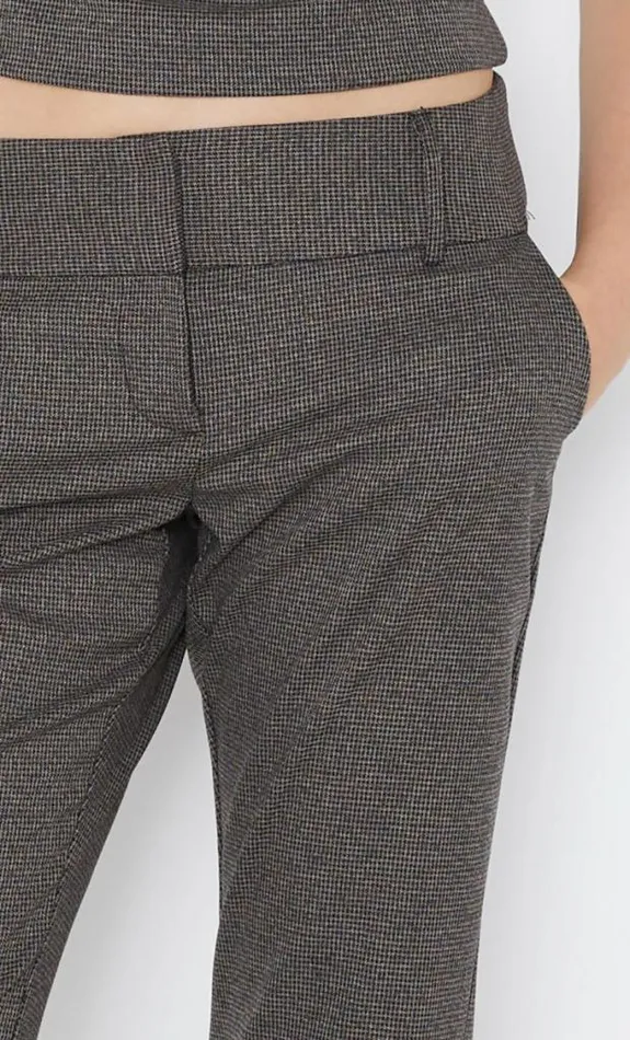 Shorts Pants Shop Bec Bridge Bordeaux Straight Leg Pant Check