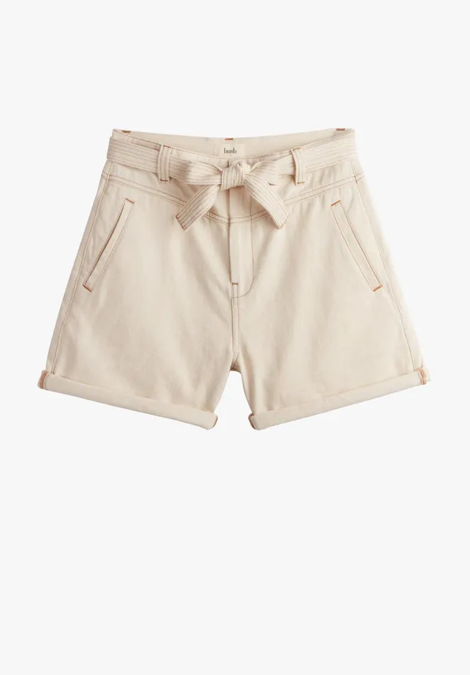 Shorts Women Hush Jerry Belted Shorts Off White