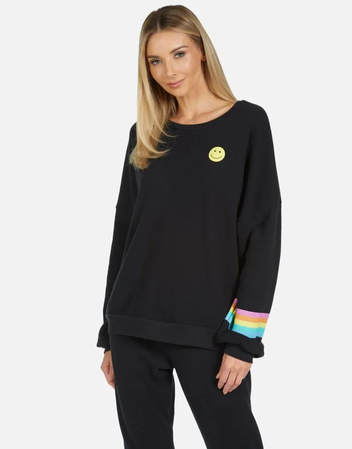 Sierra Happy Chains Black Women Lauren Moshi Long Sleeve