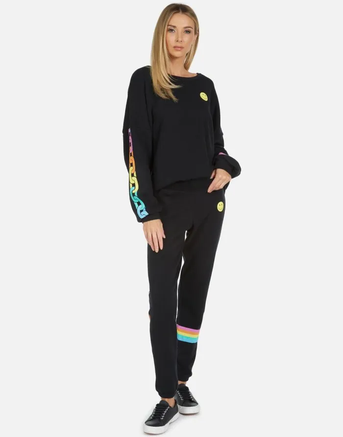 Sierra Happy Chains Black Women Lauren Moshi Long Sleeve