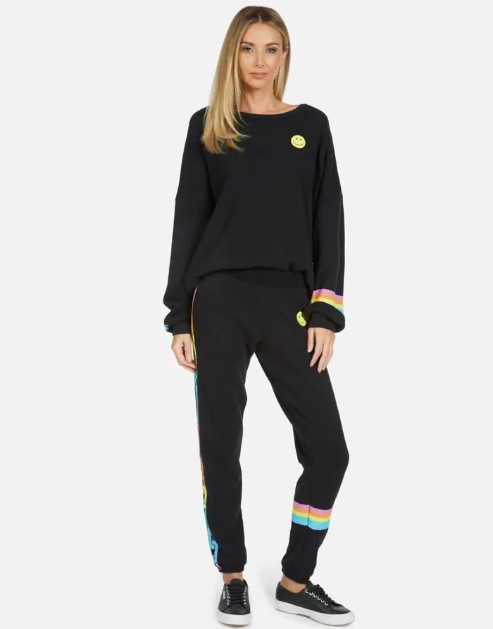 Sierra Happy Chains Black Women Lauren Moshi Long Sleeve