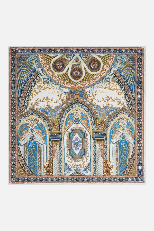 SILK SQUARE SCARF MAKE ME YOUR MOSAIC Make Me Your Mosaic WomensMens Camilla Scarves