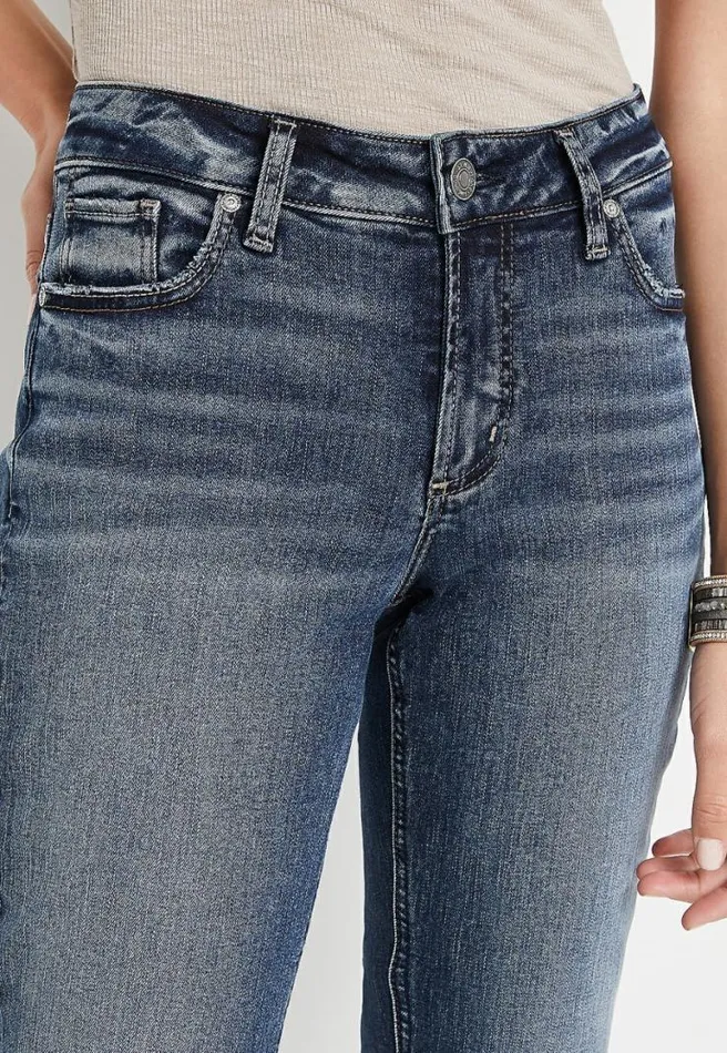 Silver Jeans Co Elyse Straight Mid Rise Jean Women Maurices Jeans