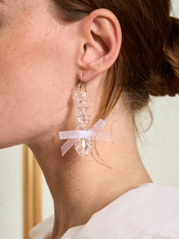 Sister Jane Accessories Womenswear DREAM Chantilly Bead Earrings Pearled Ivory