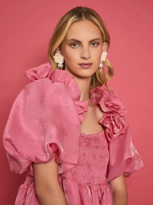 Sister Jane Dresses Womenswear DREAM Pure Blooms Mini Dress Pink Lemonade