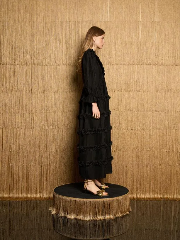Sister Jane Dresses Womenswear DREAM You Can Dance Midi Dress Ink Black