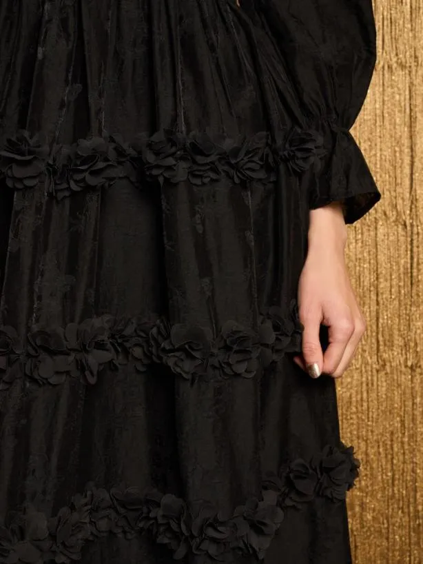 Sister Jane Dresses Womenswear DREAM You Can Dance Midi Dress Ink Black