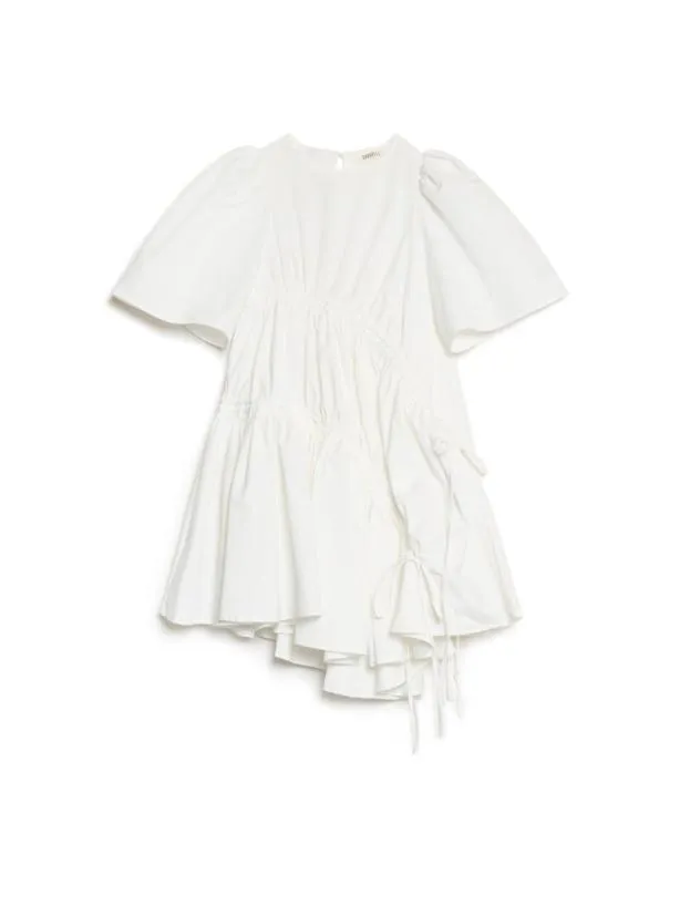 Sister Jane Dresses Womenswear Ghospell Mallory Ruched Mini Dress Snow White
