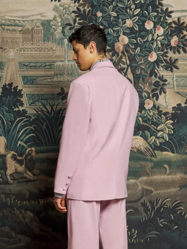 Sister Jane Jackets Womenswear Harlow Woven Blazer Dusty Pink