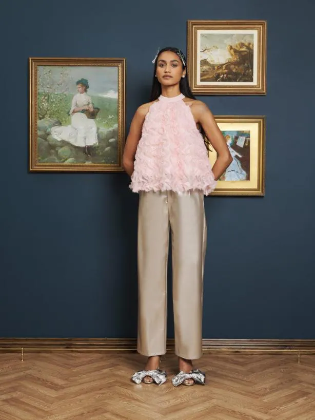 Sister Jane Tops Womenswear Masterpiece Tulle Top Baby Pink