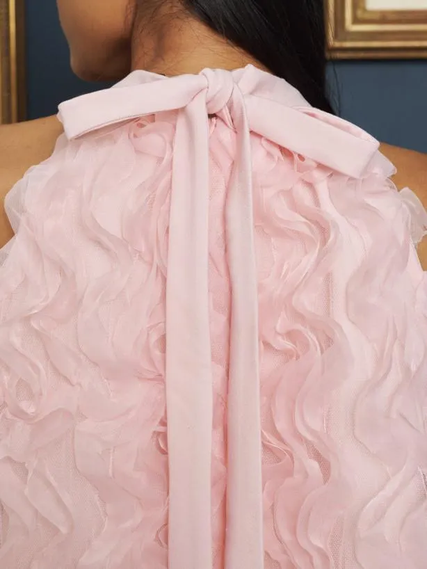 Sister Jane Tops Womenswear Masterpiece Tulle Top Baby Pink