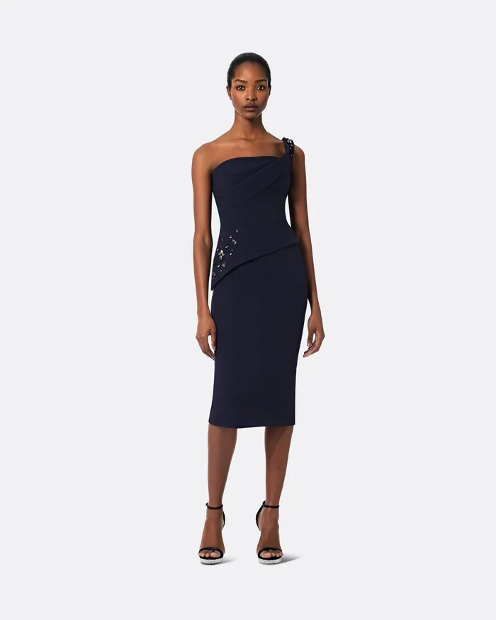 Skirts Hokoku Midnight Navy Skirt Midnightnavy Safiyaa Women