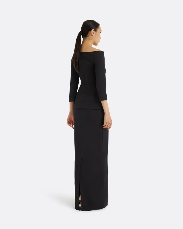 Skirts Safiyaa Women Sidha Black Skirt Black