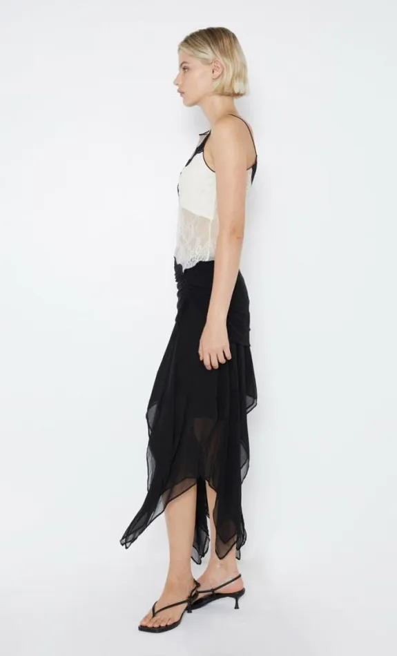 Skirts Shop Bec Bridge Elzette Asym Midi Skirt Black