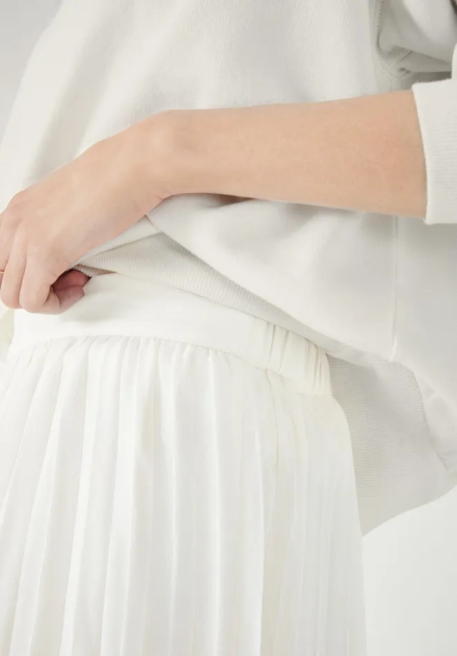 Skirts Women Hush Pleated Chiffon Skirt Ecru