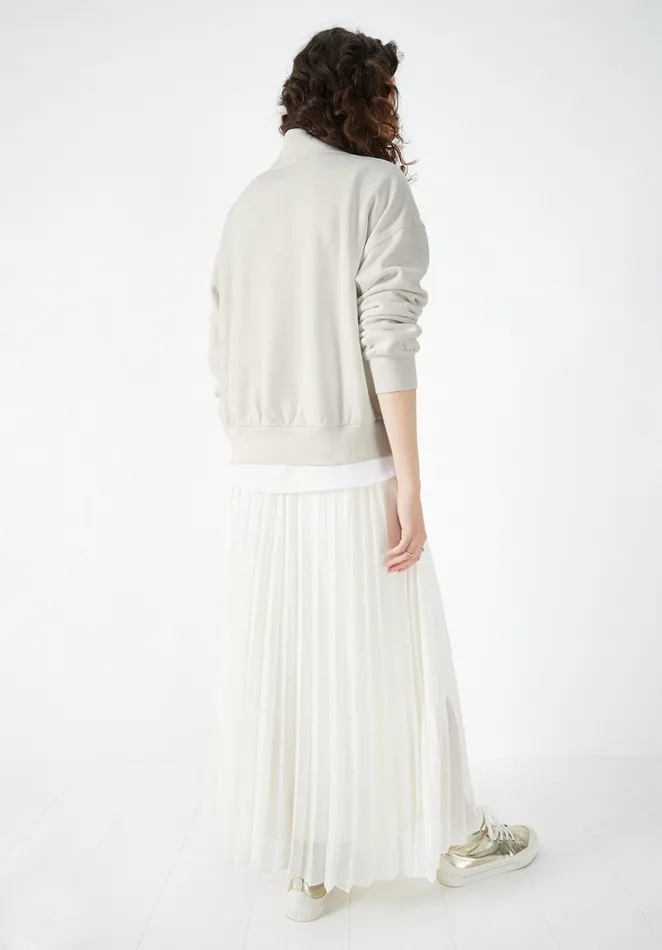 Skirts Women Hush Pleated Chiffon Skirt Ecru