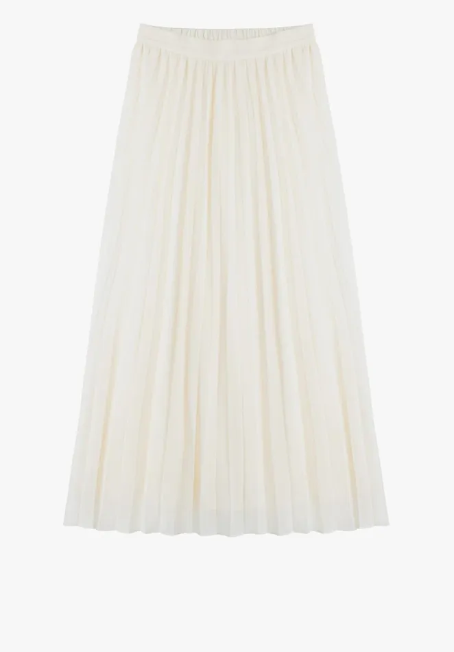 Skirts Women Hush Pleated Chiffon Skirt Ecru
