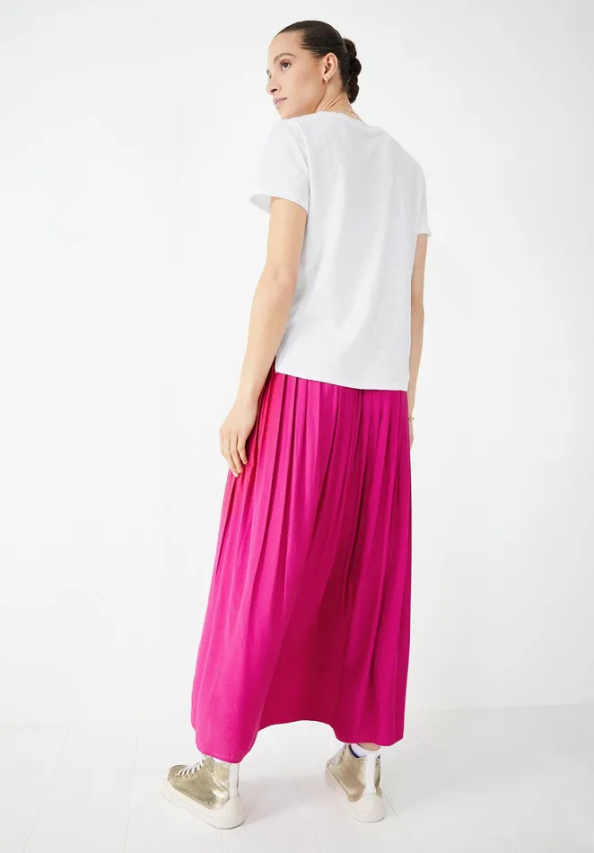Skirts Women Hush Scarlett Pleated Maxi Skirt Fuchsia
