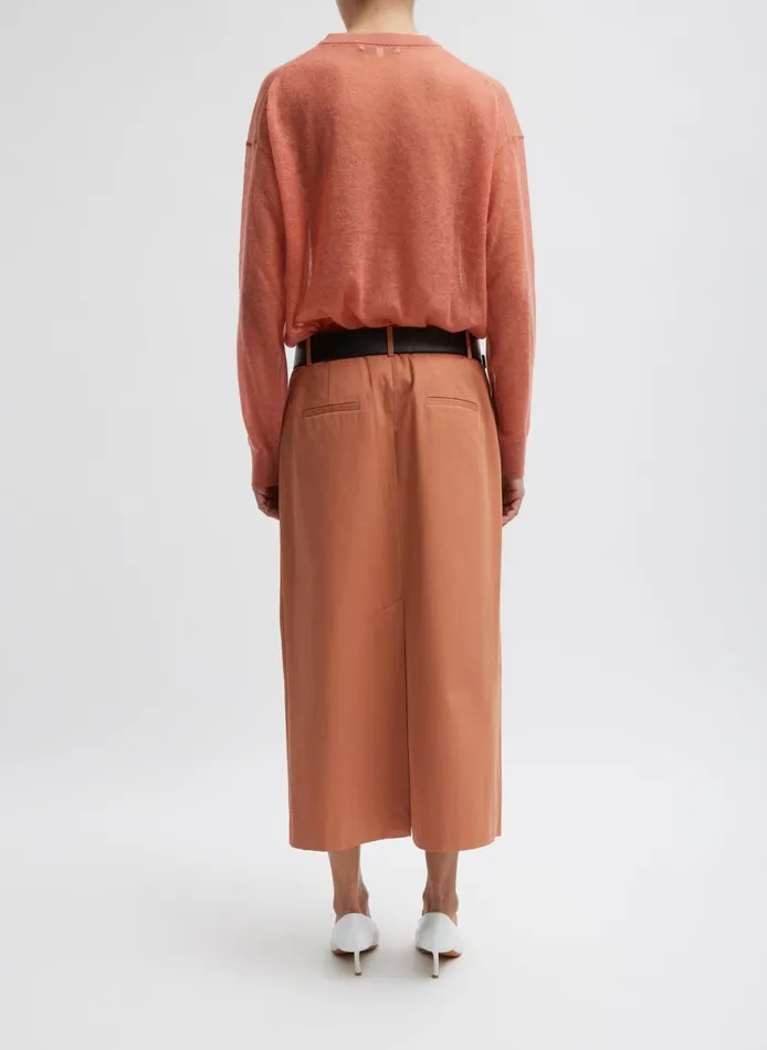 Skirts Women Tibi Bio Twill Triple Pleat Skirt