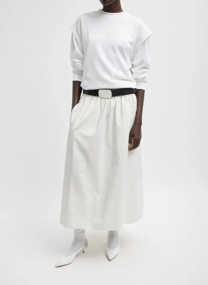 Skirts Women Tibi Nylon Pull On Full Skirt