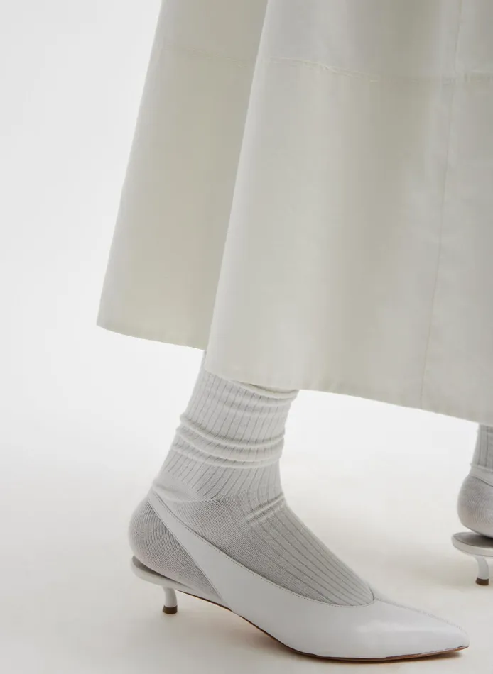 Skirts Women Tibi Nylon Pull On Full Skirt