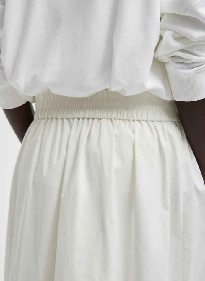 Skirts Women Tibi Nylon Pull On Full Skirt