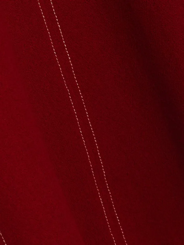 Sleeveless Stitched Dress Red Women Jigsaw Dresses and Jumpsuits