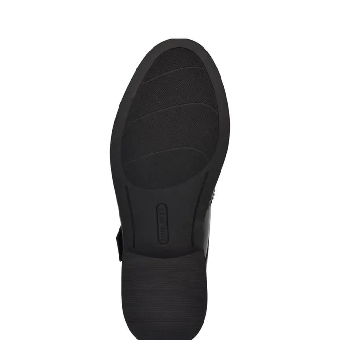 Smythe Monk Strap Loafers Black Patent Women Nine West Flats