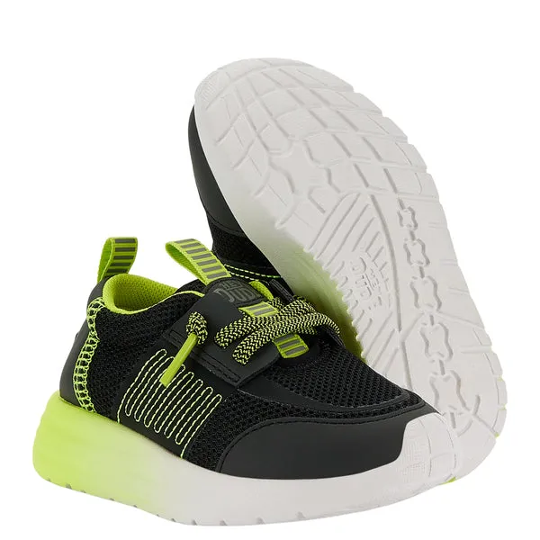 Sneakers heydude Apparel Sirocco Play Toddler Sport Block BlackLime Punch