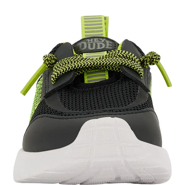 Sneakers heydude Apparel Sirocco Play Toddler Sport Block BlackLime Punch
