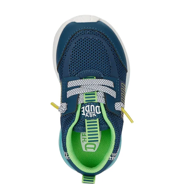 Sneakers heydude Apparel Sirocco Play Toddler Sport Block NavyLight Blue