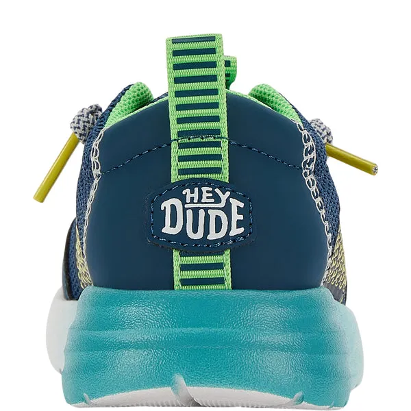 Sneakers heydude Apparel Sirocco Play Toddler Sport Block NavyLight Blue